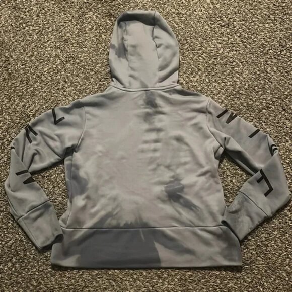 Nike Dri-Fit gray and chocolate brown tie dye hoodie size medium - Picture 5 of 5